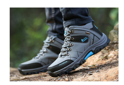 Cross-Border Recommendation for Autumn and Winter Men's Low-Top Outdoor Mountaineering and Hiking Sports Shoes, Men's Non-Slip and Wear-Resistant Work Boots