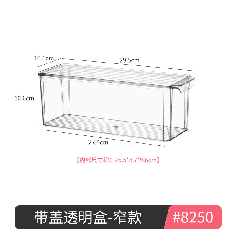 Storage box with lid storage box transparent acrylic kitchen cosmetics sundries station snacks toys clothes books