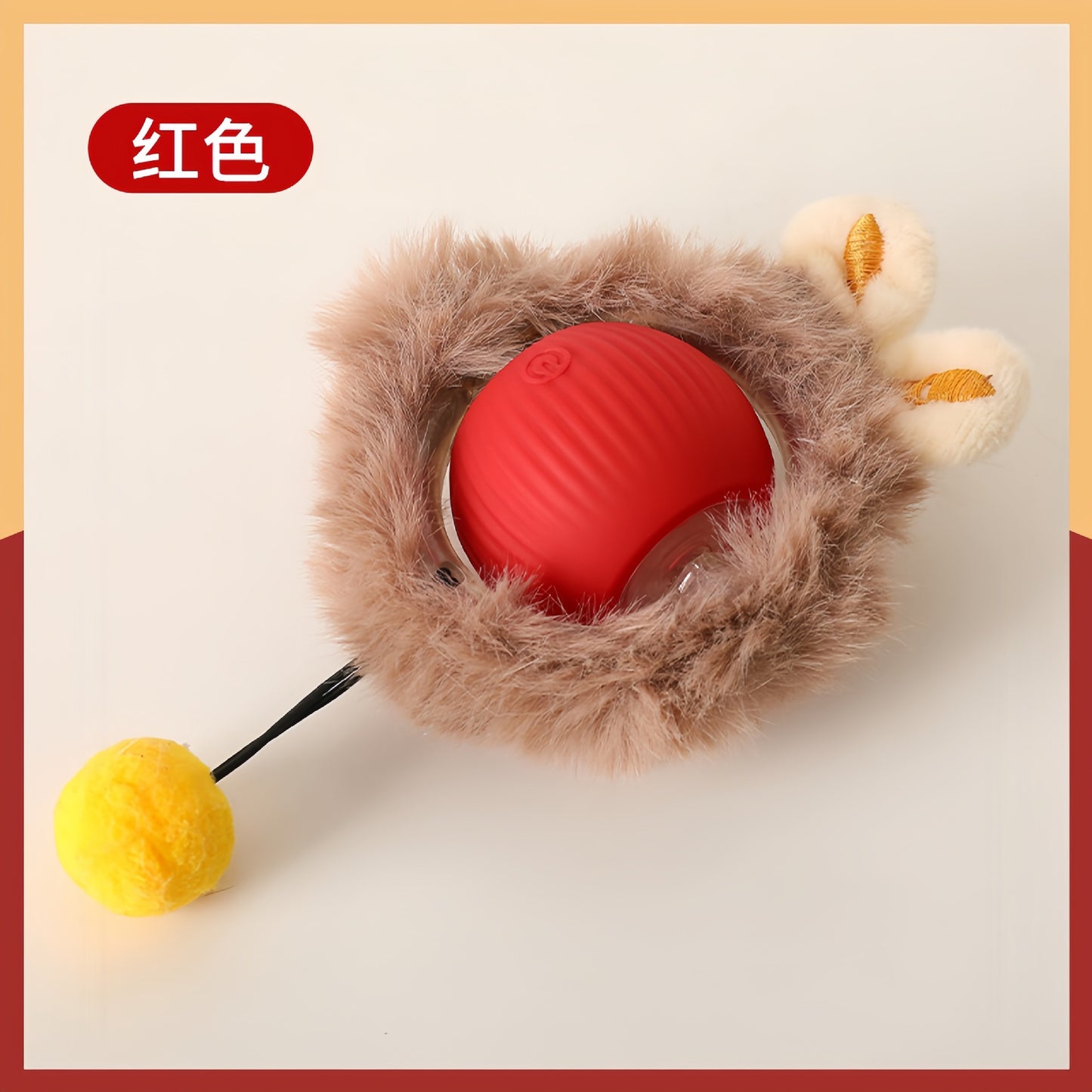 Cross-Border Cat Teaser Ball Pet Toy Ball Dog and Cat Self-Entertainment Boredom-Relief Gadget Pet Toy Cat Toy Pet Supplies