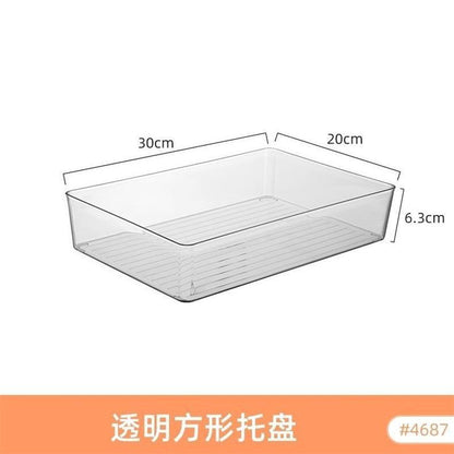 Food-Grade Storage Box, Acrylic Refrigerator Storage, Desktop Book Storage Box, Student Dormitory Sundries, Facial Mask Organization