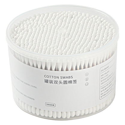 Cotton Swabs Double-Ended Boxed Bagged Disposable Cotton Swabs for Makeup Ear Removal Household Pointed Round Bamboo Swabs Cotton Balls