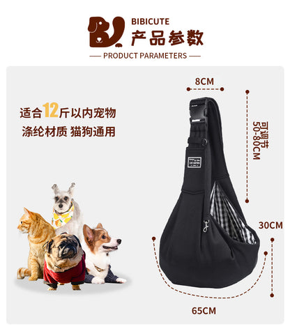 New Amazon Folding Dog Backpack Breathable Pet Outgoing Bag Pet Bag Shoulder Crossbody Cat Bag Wholesale