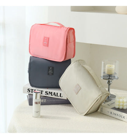 Light luxury ins style waterproof portable cosmetic bag simple clothing Travel large capacity toiletries storage bag wholesale