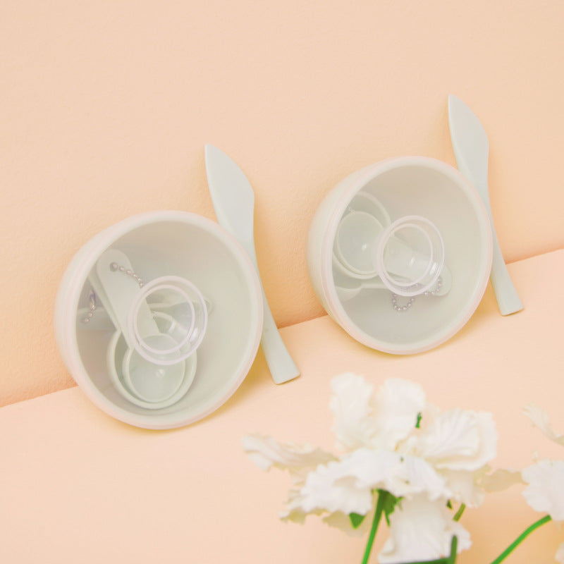 Keqi Makeup Set Bowl Mini DIY Mask Bowl Mixing Stick Homemade Mask Tool Beauty Bowl Waterproof Skin Care