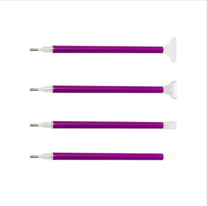 DIY new diamond painting tools suit purple drill pen mastic drill disc multi-functional open disc tool