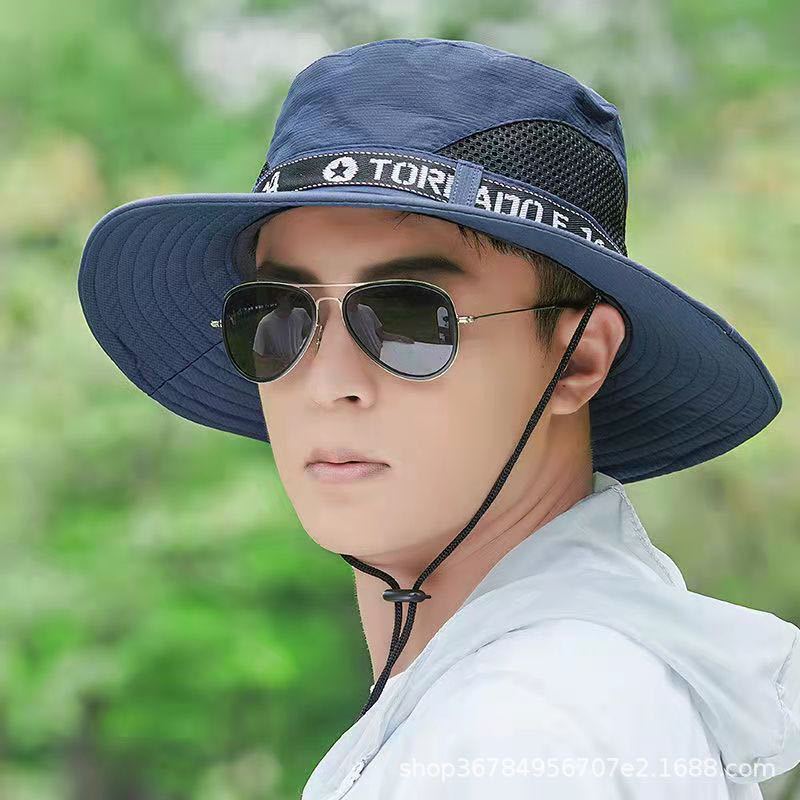 Fishing hat men's sun protection sun hat mountaineering hat men's summer UV protection sun hat summer fisherman hat