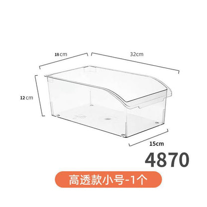 Food-Grade Storage Box, Acrylic Refrigerator Storage, Desktop Book Storage Box, Student Dormitory Sundries, Facial Mask Organization