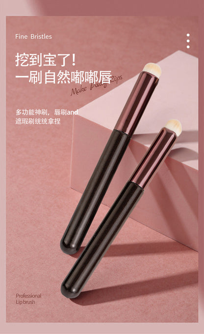 Round head lip brush wholesale girl lip halo concealer brush makeup brush beginner portable lipstick brush beauty makeup tools