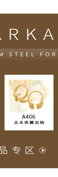 Niche Entry Luxury Zircon Embossed Star Moon Shape Shining Zircon Design Ring Titanium Steel Bracelet Girl's Jewelry