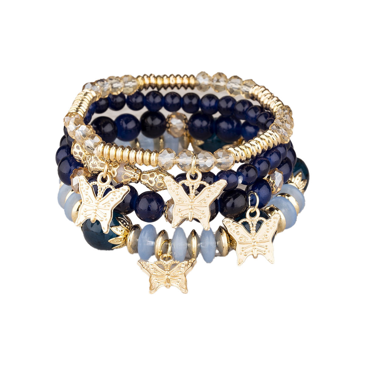 European and American Cross-Border Hot-Selling New Bohemian Bracelets Creative Tassel Multi-Layer Beaded Bracelets Fashion Jewelry