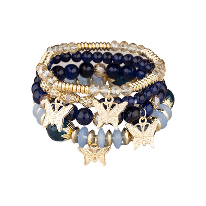European and American Cross-Border Hot-Selling New Bohemian Bracelets Creative Tassel Multi-Layer Beaded Bracelets Fashion Jewelry