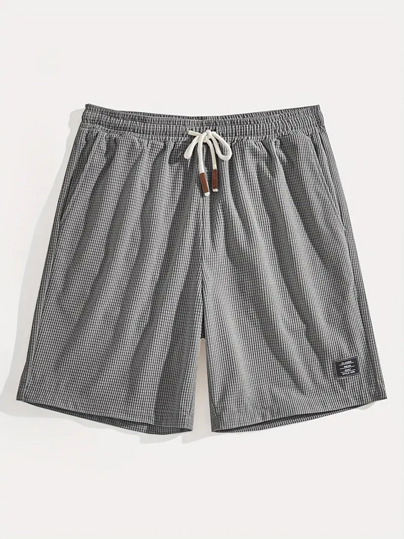 Cross-Border European and American Men's Casual Sports Shorts Summer Versatile Men's Large Size Loose Five-Point Pants Pineapple Plaid Shorts for Men
