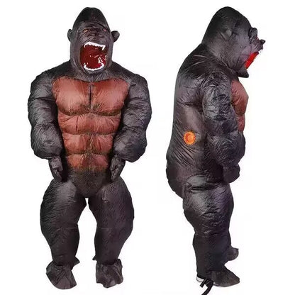 Cross-Border Popular Halloween Creative Cartoon Toys Party Activities Cute Animal Props Hippo Inflatable Costumes