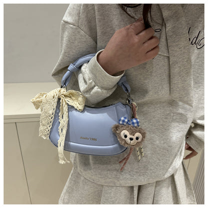 Simple and Stylish Korean-Style Handbag 2025 Summer New Small Square Bag for Women, Casual and Fresh Single Shoulder Crossbody Bag