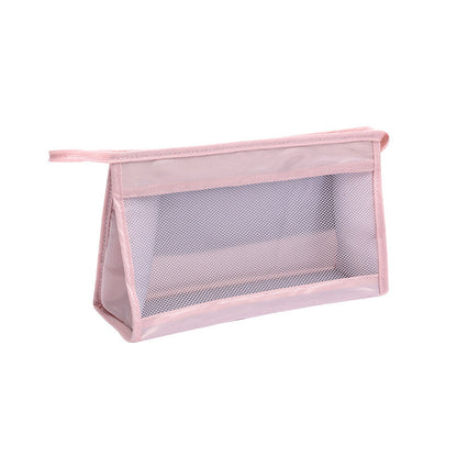 British Simple Toiletry Bag Waterproof and Convenient Hand-held Cosmetic Bag for Business Travel Carry-on Skin Care Products Storage Cosmetic Bag