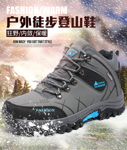 Cross-Border Recommendation for Autumn and Winter Men's Low-Top Outdoor Mountaineering and Hiking Sports Shoes, Men's Non-Slip and Wear-Resistant Work Boots