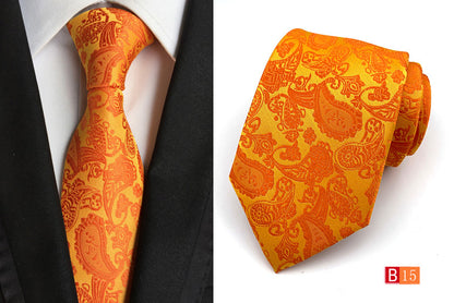 Manufacturers wholesale tie polyester jacquard tie men's casual formal wear professional business tie in stock supply