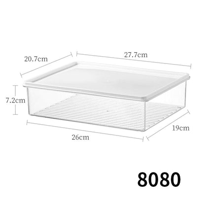 Storage box with lid storage box transparent acrylic kitchen cosmetics sundries station snacks toys clothes books