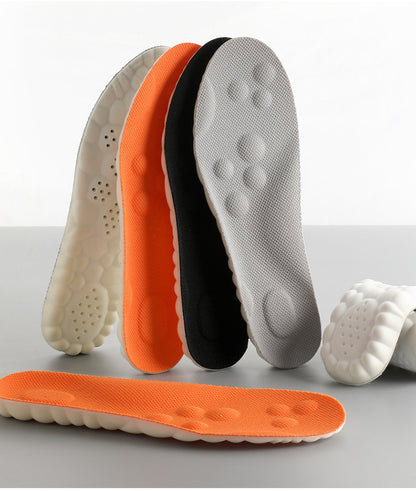 Super Soft Insoles That Feel Like Stepping on Shit, so You Won’T Get Tired after Standing for a Long Time, Thickeneded Massage for Men and Women, 4D Cloud Arch Support, Sports Shock Absorption and Sweat Absorption