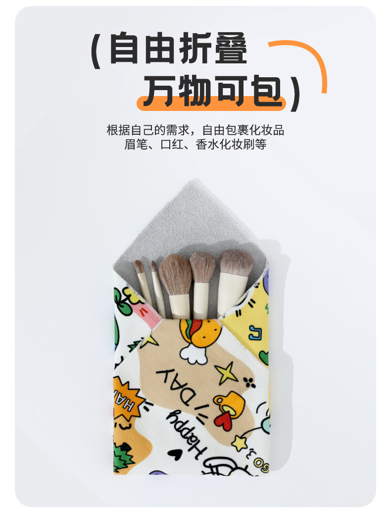 Magic Cloth Cosmetic Bag Explosive 100-patch Storage Bag Camera Sleeve Bag Micro Single iPad SLR Protective Cover