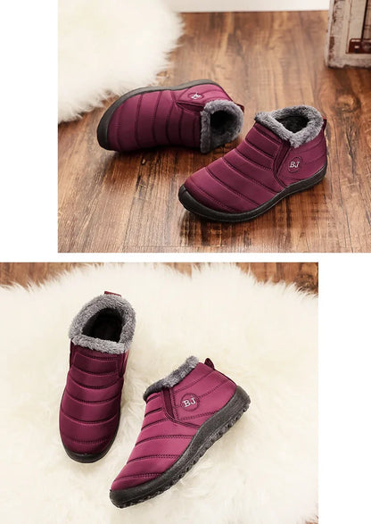 Cross-Border Large Size 36-47 Cotton Boots Soft Sole Waterproof Old Beijing Cotton Shoes Snow Boots Amazon Temu Dropshipping