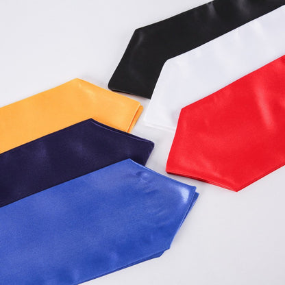 Factory Direct Sales Graduation Season Ribbon Ceremonial Shoulder Strap Solid Color Graduation Ceremonial Ribbon Honor Award Shawl Tassel Gold Stamping