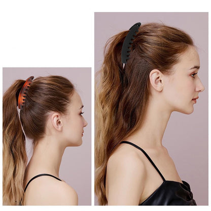 13cm Large Banana Clip Simple Vertical Hair Clip Elegant Hair Clip Ponytail Clip Back of the Head Grabber Wholesale