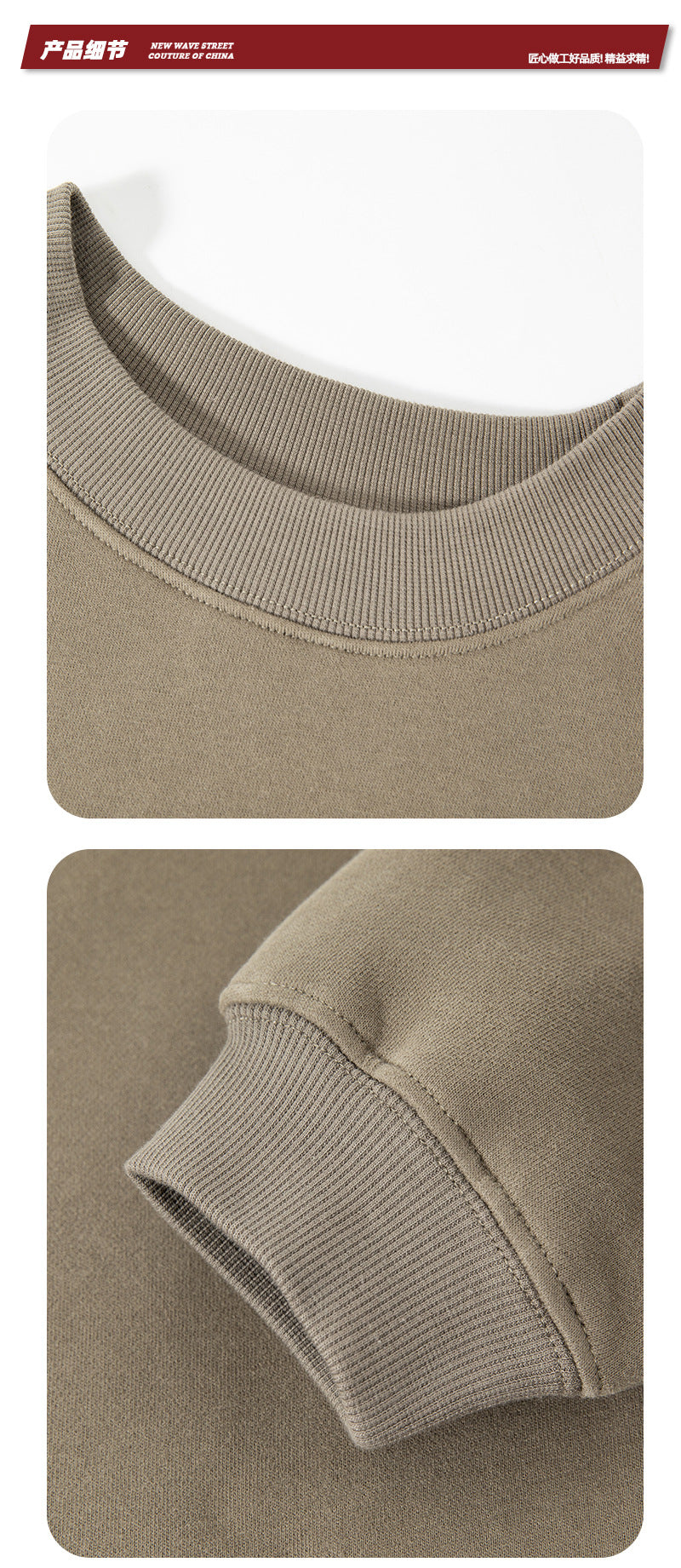 Cai Xiang Island Men's Clothing | Autumn and Winter 350g Dopamine Fleece Oversized Loose Trendy Brand Men's Sweatshirt and Pants Set
