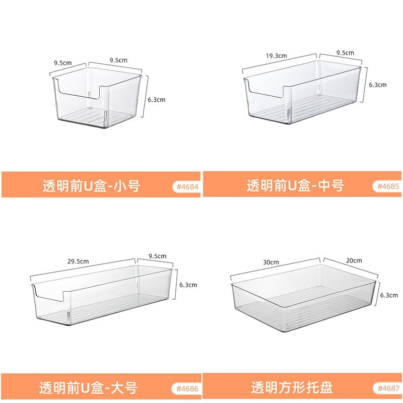 Mug Storage Box Desktop Double-Layer Cup Rack Water Cup Coffee Shelf Cup Tea Cup Storage Rack Transparent Acrylic