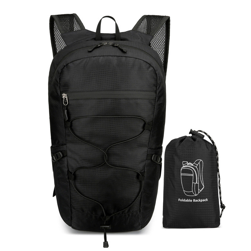 Cross-Border Outdoor Folding Backpack Waterproof Mountaineering Bag Backpack Folding Bag Outdoor Large Capacity Travel Backpack
