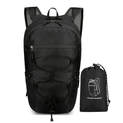 Cross-Border Outdoor Folding Backpack Waterproof Mountaineering Bag Backpack Folding Bag Outdoor Large Capacity Travel Backpack