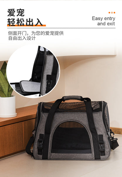 Amazon's New Pet Cat Carrier Bag, Portable Mesh Breathable Hand-Held Bag for Cats and Dogs, Universal Crossbody Shoulder Pet Bag for Outings