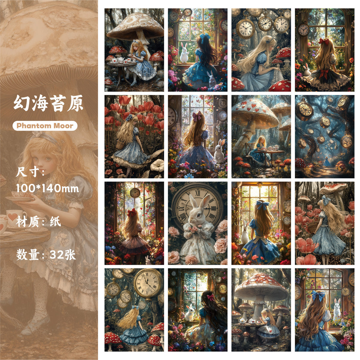 Carefully Selected Cross-Border Retro Story Style Fairy Tale Series Stickers, High-End Pet Vintage Character Journal Stickers