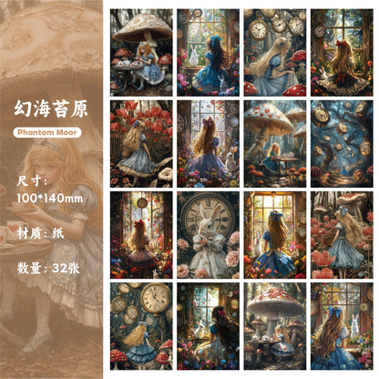 Carefully Selected Cross-Border Retro Story Style Fairy Tale Series Stickers, High-End Pet Vintage Character Journal Stickers