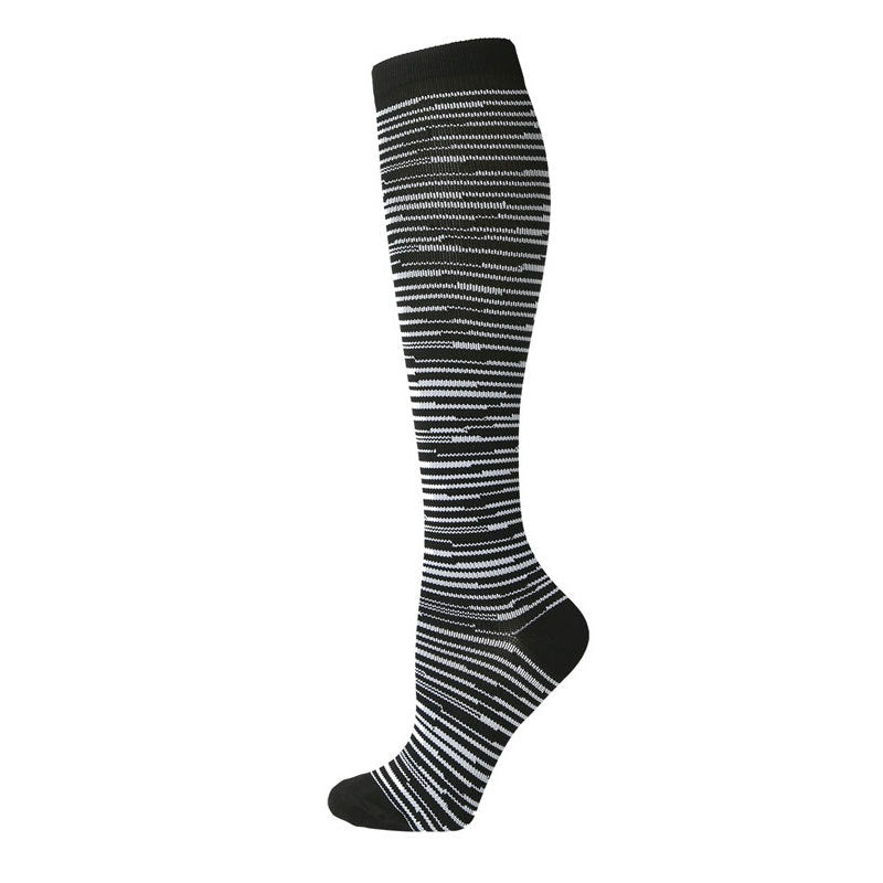 Cross-border calf compression socks sports stockings Amazon compression socks European and American pressure calf socks riding thin leg socks