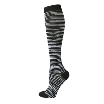 Cross-border calf compression socks sports stockings Amazon compression socks European and American pressure calf socks riding thin leg socks