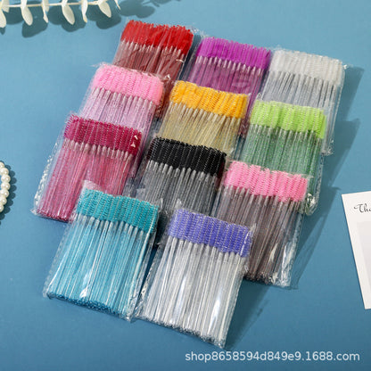 Crystal Rod Eyelash Brush Cosmetic Brush Spiral Eyebrow Brush Eyebrow Grafting Eyelash Eyelash Brush