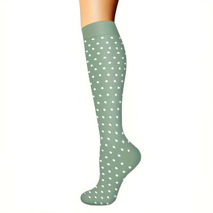 Cross-border calf compression socks sports stockings Amazon compression socks European and American pressure calf socks riding thin leg socks