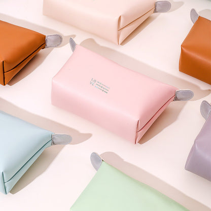 Beilian Fashion Cosmetic Bag Ins Style Pu Cosmetic Cosmetics Bag Travel Waterproof Satchel Toiletry Bag Wholesale Satchel