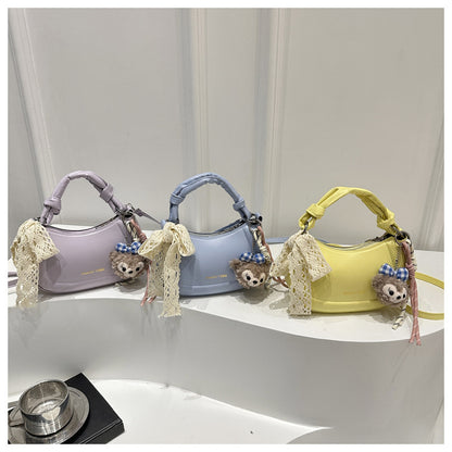 Simple and Stylish Korean-Style Handbag 2025 Summer New Small Square Bag for Women, Casual and Fresh Single Shoulder Crossbody Bag