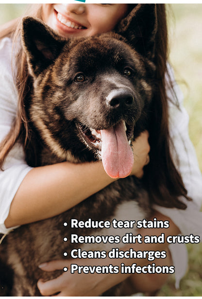 Foreign Trade Cross-Border Pet Tear Stain Wipes Pet Supplies Tear Stain Removal Cleaning Wet Wipes Cat Eye Tear Stain Removal