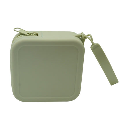 Portable Storage Silicone Cosmetic Bag Change Sanitary Napkin Storage Bag Coin Bag Large Key Case Headset Multi-purpose