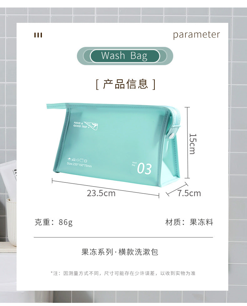 Bei Lian New Portable Waterproof PVC Toiletry Bag Cosmetic Storage Bag Handheld Travel Fashion Cosmetic Bag Batch