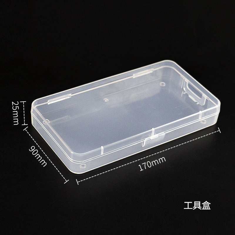 Jewelry Box Jewelry Storage Box Anti-oxidation Box Earrings Card Transparent Multi-compartment Portable Multifunctional Storage Box