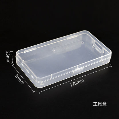 Jewelry Box Jewelry Storage Box Anti-oxidation Box Earrings Card Transparent Multi-compartment Portable Multifunctional Storage Box