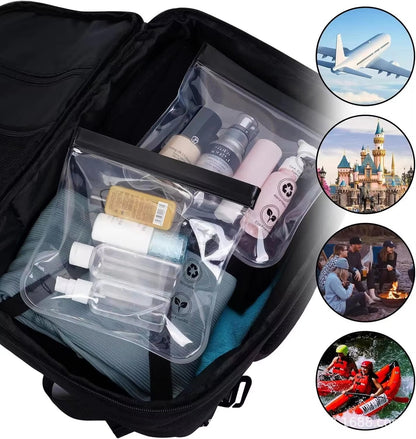 Transparent Eva Travel Use Waterproof Flight Makeup Waterproof Women's Reusable Airport Security Wash