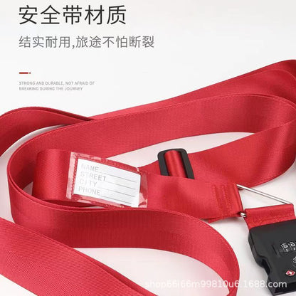 Trunk strap cross packing belt safety fixing consignment travel box protection tightening reinforcement belt binding rope