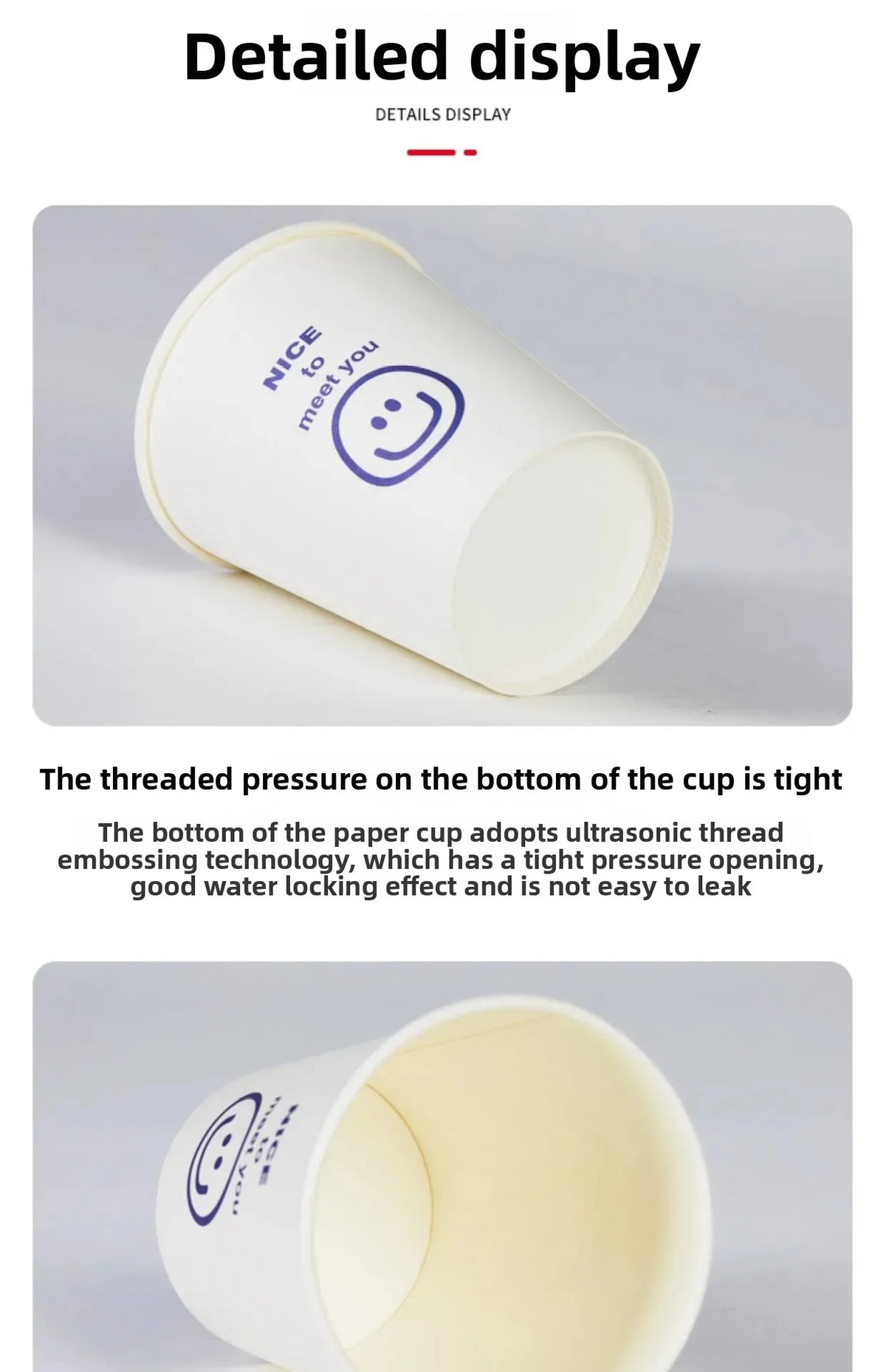 Disposable Paper Cups with Cute Cartoon Patterns for Commercial, Office, and Home Use, Food-Grade, 250ml, Thickened