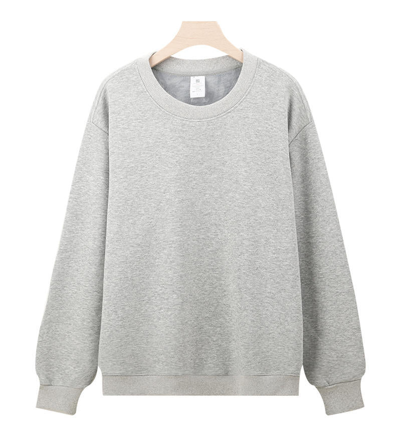 Cross-Border Heavy Sweatshirt with Logo Printed on It, Group Annual Meeting Cultural Shirt, Advertising Shirt Design, Velvet Round Neck Sweatshirt, Work Clothes