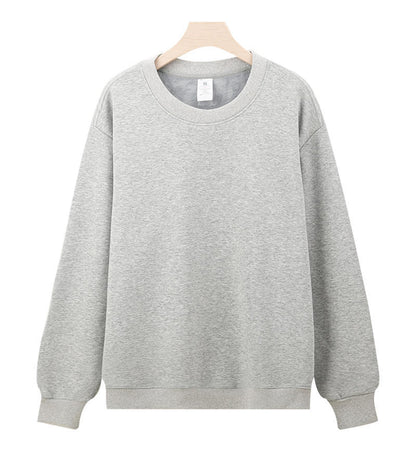 Cross-Border Heavy Sweatshirt with Logo Printed on It, Group Annual Meeting Cultural Shirt, Advertising Shirt Design, Velvet Round Neck Sweatshirt, Work Clothes